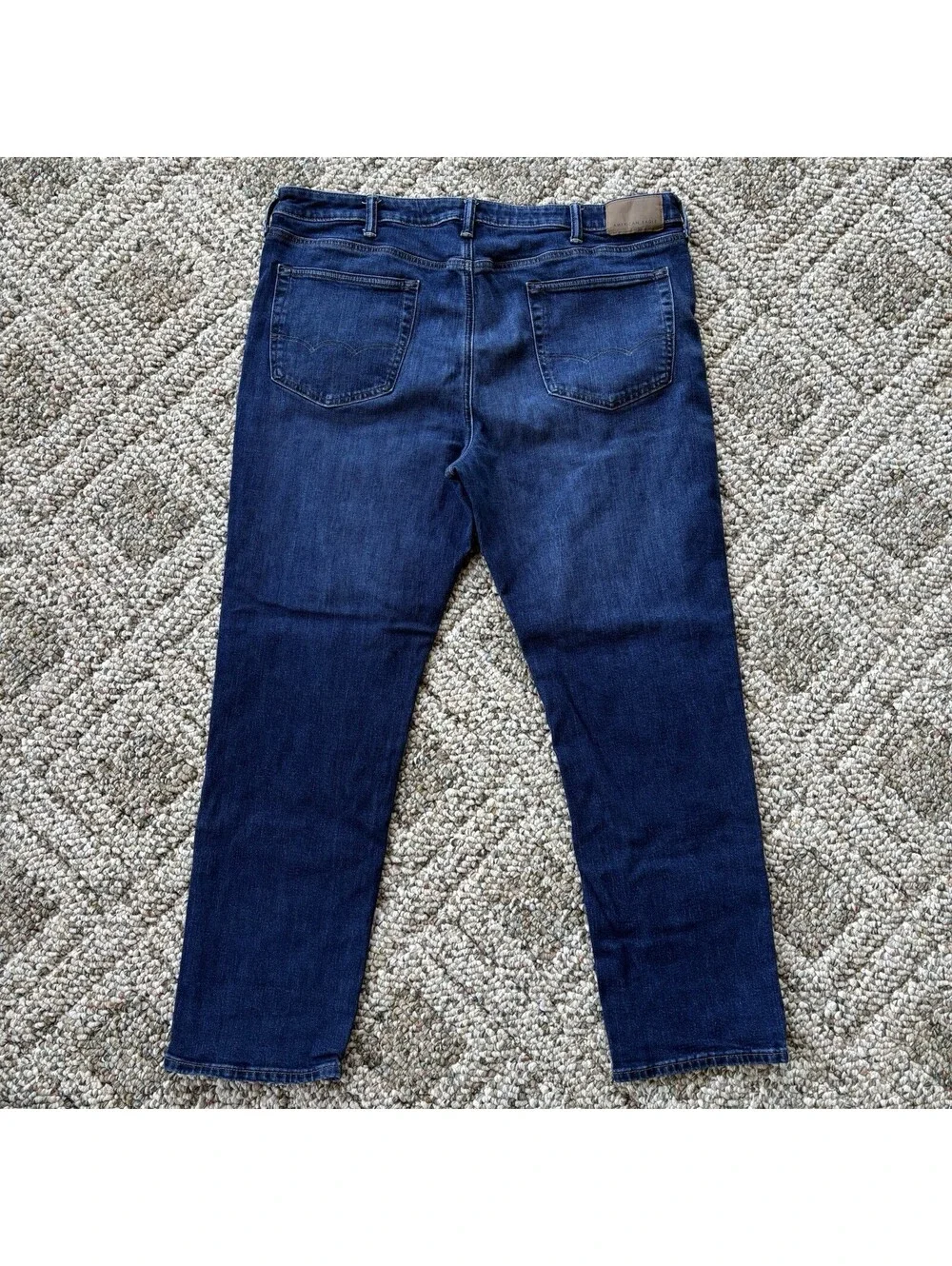 AMERICAN EAGLE Jeans Mens AirFlex 40x32 Medium Washed Blue Denim Slim Straight